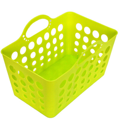 

[Jingdong Supermarket] YAMADA imported rectangular kitchen storage basket multi-functional plastic storage basket beige