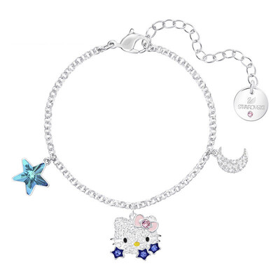 

SWAROVSKI Swarovski Hello Kitty цвет г-жа браслет родия ювелирные изделия 5297535