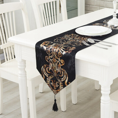 

Jin Hao modern simple fashion table runner European style Luxury Sino US Nordic table cloth coffee table bed flag bed towel