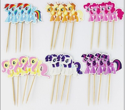 

24pcs / много замороженных esla анна снег, многие и многие выбирает ребенок, замораживание кекс на день рождения, украшения evnent