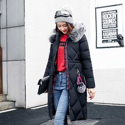 

New autumn&winter cotton clothing women long sleeves coat ladies cotton clothing women down jacket