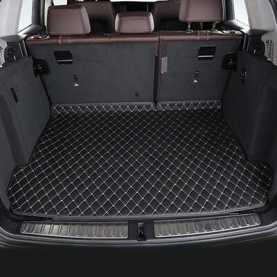 

Huashi BMW X3 trunk mat BMW x3 solid leather trunk mat BMW x3 boot mat for modified BMW X3 sports black 1 piece set