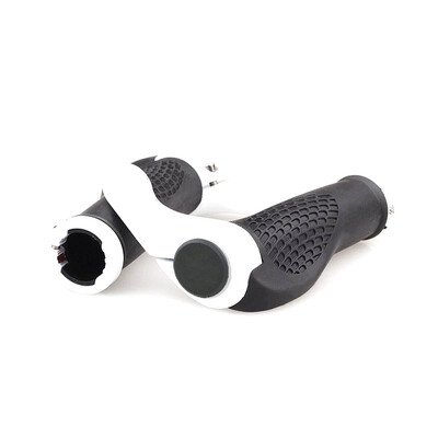 

Lugerda Ergonomic Design Bike Grips, Aluminum Alloy Locking Ring Bike Handlebar Grips