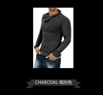 

Fashion Long Sleeve O-neck T-shirt 2017 New Arrival Men T-Shirts Tops Tees Men's Cotton T-Shirts 3Colors Men T-shirts XXL