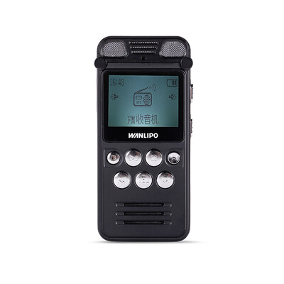 

Wanli Po WANLIPO Voice Recorder Professional Mini HD Long Distance Noise Control PMC High Quality Zero Bottom Dry Learning Conference Interview Dedicated T&F-69 8G Black