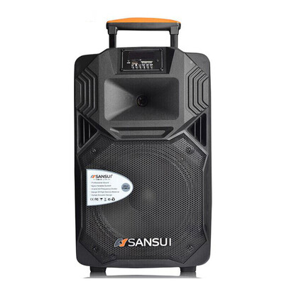 

Пейзаж (sansui) SS1-15 Акустический кварцевый громкоговоритель Наружный стержень Стерео Bluetooth Аудио Батарейный динамик Портативный сабвуфер 15 дюймов Deluxe Edition