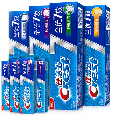 

Crest 7 с отличным эффектом здоровья дегустации зубная паста пакет (уборка чай 180г + 180г + зубного налета удаления пятен Отбеливание 180г + 180г + эмаль Кианг Джиан 40gX4 образование зубного налета)