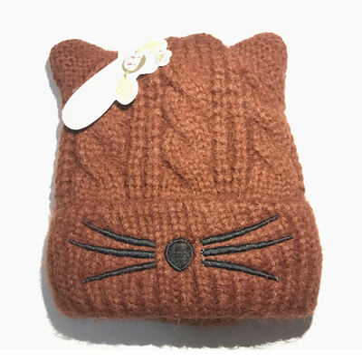 

Fashionable cute children hat cat wool hat child knitting cap baby child hat