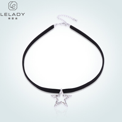 

Lelady Choker necklace Austrian crystal neck chain baroque star necklaces