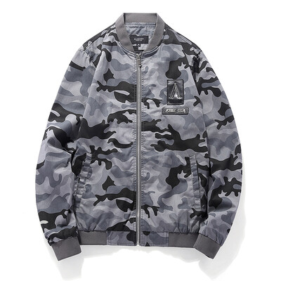 

Zhengbao new autumn new pure cotton washed camouflage printed fabric coat of men