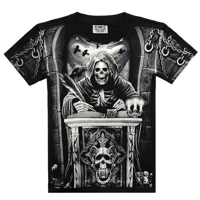 

MEN BONE 3D Personality trend T-shirt Skull&bones