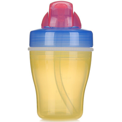 

Pigeon double-layer insulation baby child straw cup pink blue cup