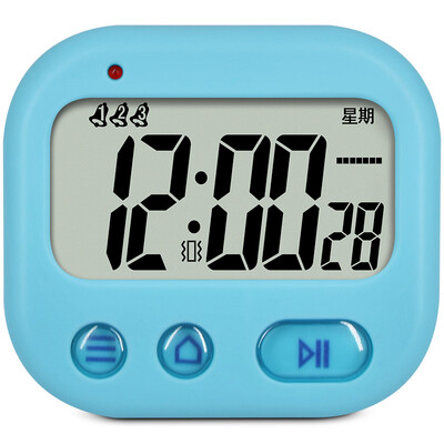 

TXL vibrating alarm clock student dormitory vibration alarm clock countdown timer mute night light clock white