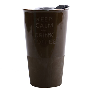 

A Ting двойной стены керамических поездки кружку воды кубок 11oz.