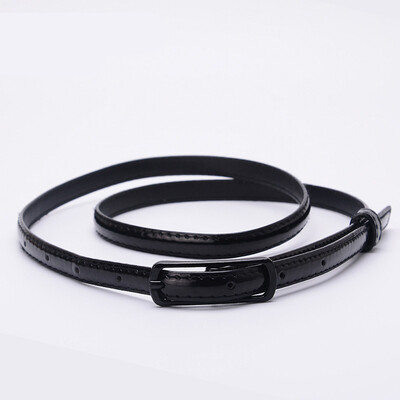 

2017 fashion new ladies fine leather belt deduction deduction PU belt simple personalized belt ladies fashion belt thin belt skirt