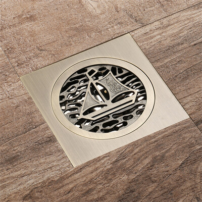 

HIDEEP Bathroom Accessories Green bronze shower drain bathroom floor drain