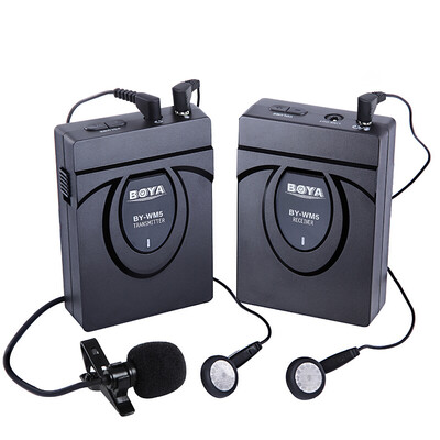 

Boya BOYA BY-WM5 SLR Camera DV Camcorder Wireless Microphone Interview Lavalier Microphone Chest Microphone Black