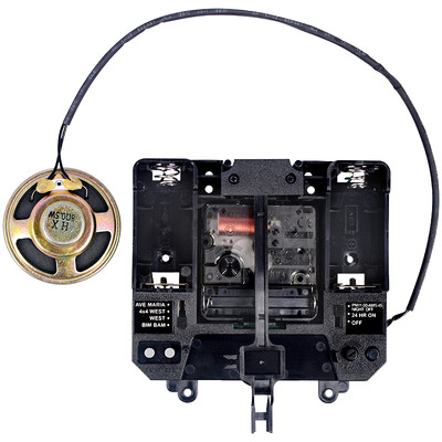 

Rhythm Silence Movement Music Chime Box Plastic Quartz Mechanism Hands Pendulum Drive Units DIY Clock Accessory Kits