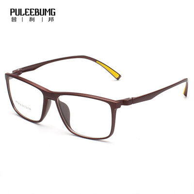 

Puleebumg spectacle frame men&women general sports type full frame of the influx of people simple myopia optical flat light P1
