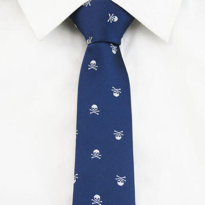 

череп галстук для мужчин 3 цвета вечеринка на хэллоуин Slim Ties 6cm