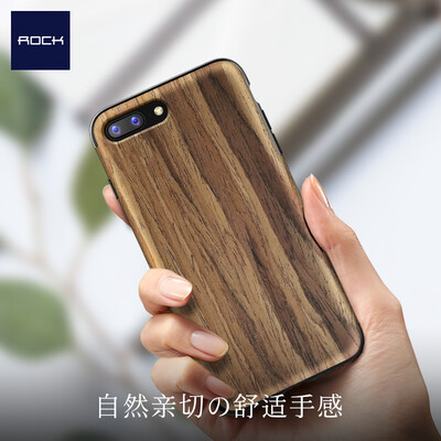

Локк (ROCK) Apple 7plus / 8plus телефон оболочки iphone7 / 8plus все включено защитный рукав силикона мягкая оболочка падение элемент сопротивления серии Wood палисандр