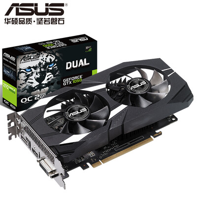 

ASUS DUAL-GTX GTX1050-O2G-V2 1404-1518MHz 2G / 7008MHz 128bit GDDR5 ASUS DUAL-GTX