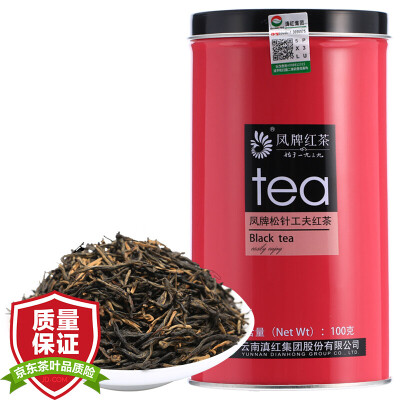 

Feng tea brand tea black tea premium pine needles work black tea 100g