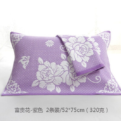 

Cntomlv Cartoon cotton Gauze pillow towl pure cotton enlarge thicken pillow towl not wool adult