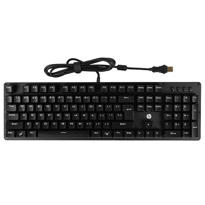 

Hewlett-Packard HP Y1L64PA GK100 wired mechanical keyboard tea office gaming keyboard