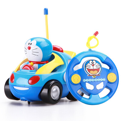 

Yimi Doraemon remote control car children cartoon remote control car racing electric rechargeable version toy car model yellow 830-6