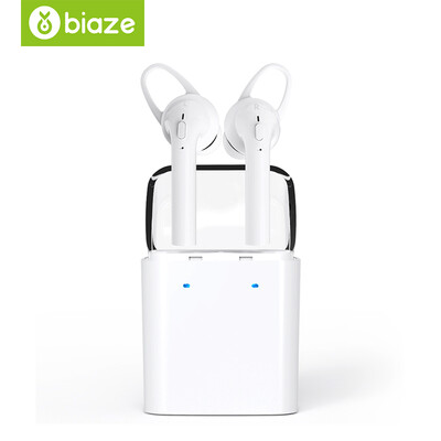 

7 BIAZE Apple, Bluetooth гарнитура беспроводная бинауральных действительно отдельная беспроводная гарнитура уха iPhone7 плюс / 6s / 5 Huawei небольшой Миан Зуо телефон Универсальный D18 белый