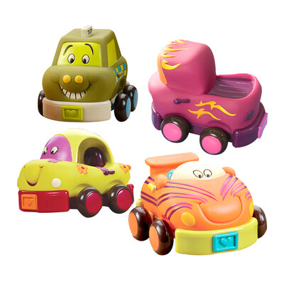 

B.Toys чем счастливый ребенок назад автомобиль мультфильм автомобиль четыре загружен 1 год + BX1048Z