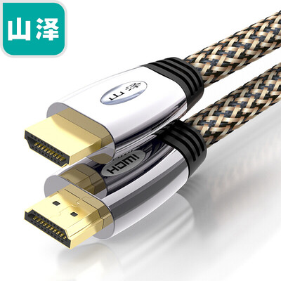 

Shanze SAMZHE luxury European version of the HDMI digital high-definition line 3D features notebook computer then display projector TV set-top box cable 10 meters SM-9910