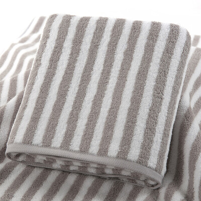

Pepsi sweet cotton big bath towel to increase adult men&women couple children absorbent soft crisp road time towel - light gray
