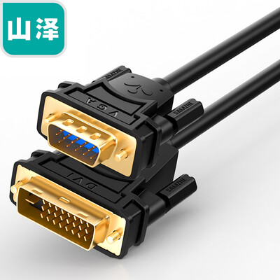 

Shanze (SAMZHE) DVI24 + 1 переходника VGA кабель 3 м DVI-цифровой преобразователь цифровой высокой четкости компьютер графический дисплей кабель 24 + 5 DV-D030