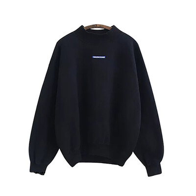 

Autumn plus thick plus loose loose sets of long sleeves short tide sweater winter women