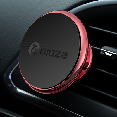 

Biyer car phone holder C21 air conditioning outlet air suction stent rose gold car phone stand phone flat panel navigator universal
