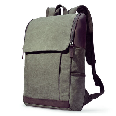 

Mens backpack male han edition leisure bag 156 computer bag canvas backpack restoring ancient waysWS8612