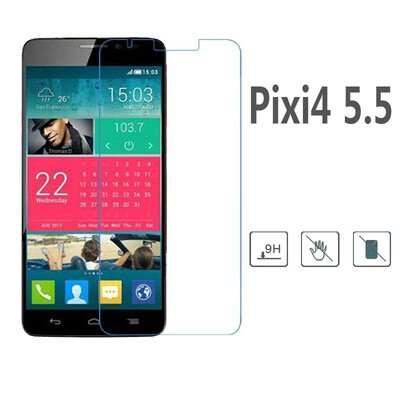 

WIERSS Tempered Glass Screen Protector guard For Alcatel Pixi 4 5.5 5012 5012G 5012F 5.5-inch Protective glass Film