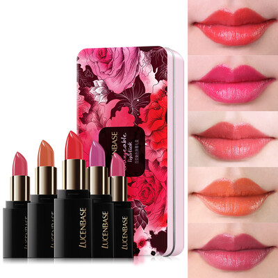 

LUCENBASE Moisturizing Lipstick Set 18g 5 count