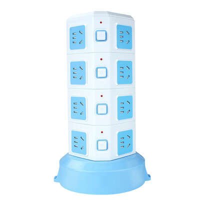 

Breeze (kyfen) QF-L014 four-story sixteen five-hole multi-switch anti-overload socket new national standard length of 3 meters
