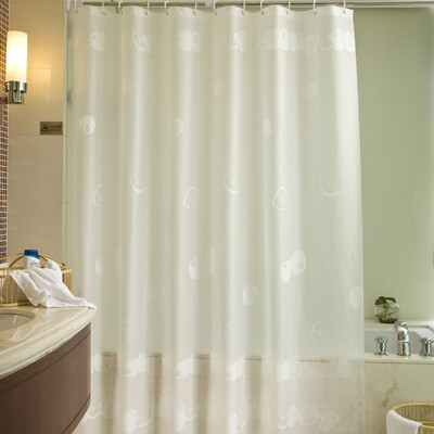 

Bethus 180180CM thick pvc shower curtain waterproof mildew send 12 hooks