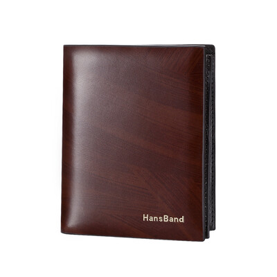 

HansBand® 2015 New Fashion Men Genuine Leather Wallets famous brand mens wallet male money purses Waterproof Wallets for men