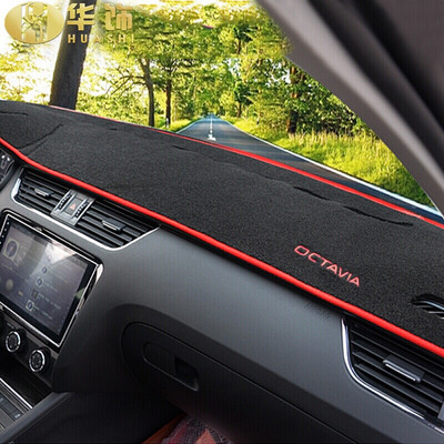 

Huashi Skoda Octavia light pad 15-18 Skoda Octavia instrument center console sunscreen shading insulation pad car supplies modified special red edge
