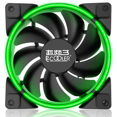 

PCCooler (PCCOOLER) Haoyue шасси вентилятор 12см зеленый (разрядка охлаждение водяное охлаждение / вентилятор блока питания компьютера / CPU вентилятора / демпфер отключения / подарочные четыре винта)