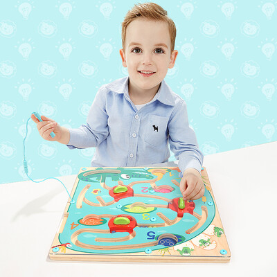 

Topbright crocodile magnetic maze children&39s toys baby educational toys boy girls