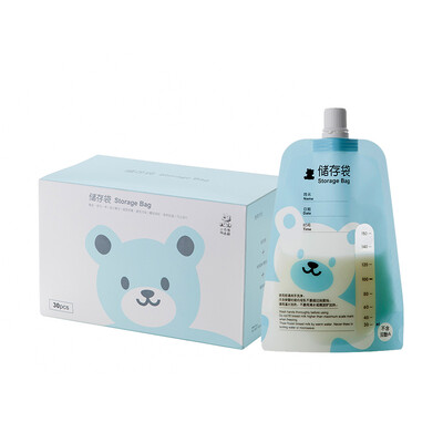 

Little white bear multi-purpose storage bag storage milk bag juice storage bag 150ML 30 piece 09589