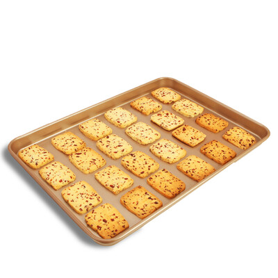 

Jingdong Supermarket Xuechu CHEF MADE Baking Oven With Rectangular 17-inch Miniature Private Bovine Sugar Biscuits Bread Pans Gold WK9122