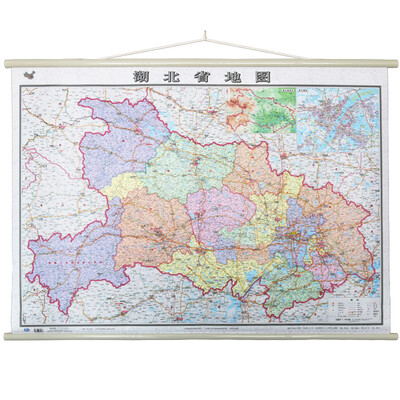 

中国分省地图挂图系列·湖北省地图（全开 专业挂图）