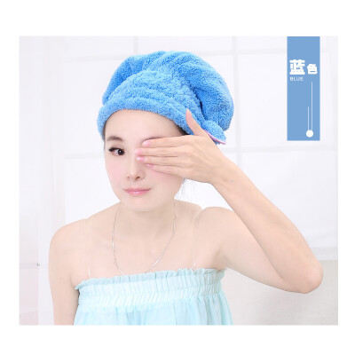 

Super Absorbent Coral Velvet Dry Hair Cap Superfine Fiber Cartoon Cute Bow Dry Hair Cap B95